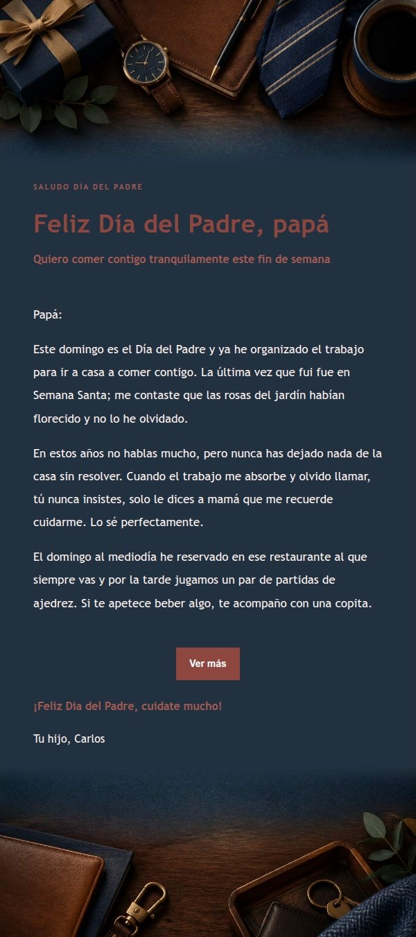 Correo Editorial Día del Padre