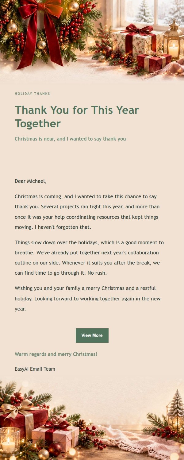 Garden Green Christmas Greeting 2