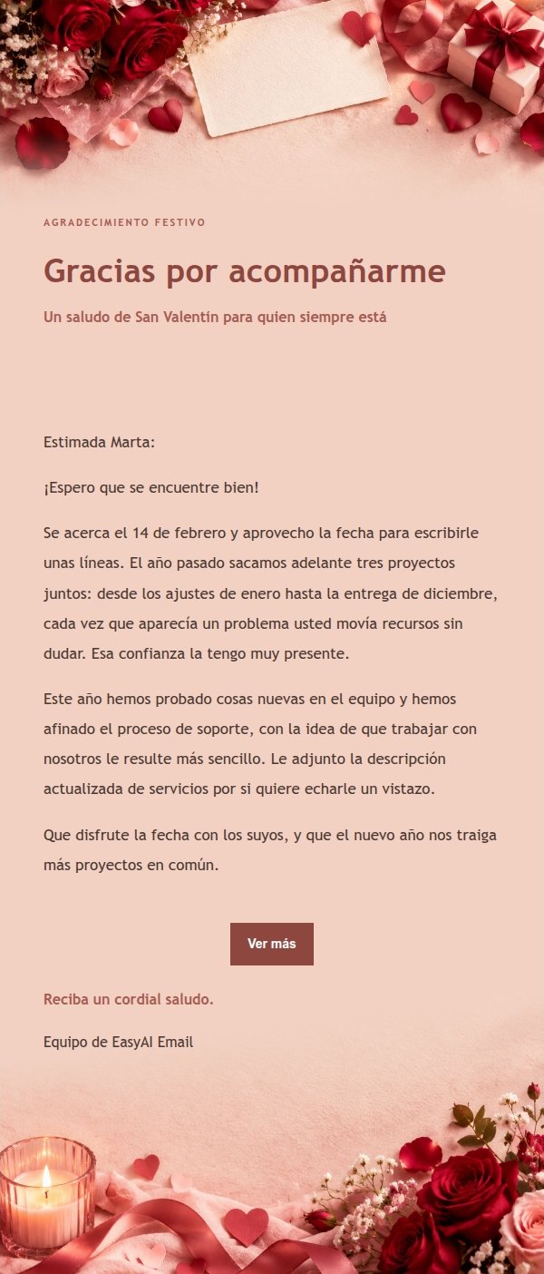 Carta de San Valentín Estilo Editorial 2