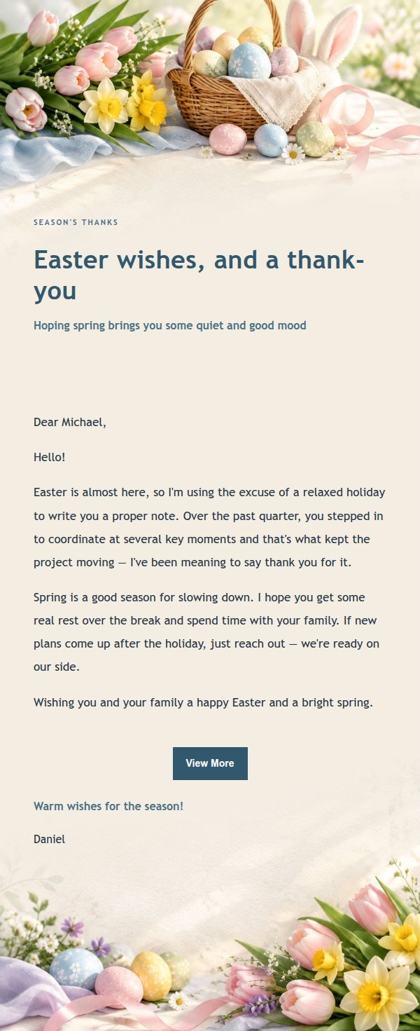 Ink & Elegance Easter Greeting 2