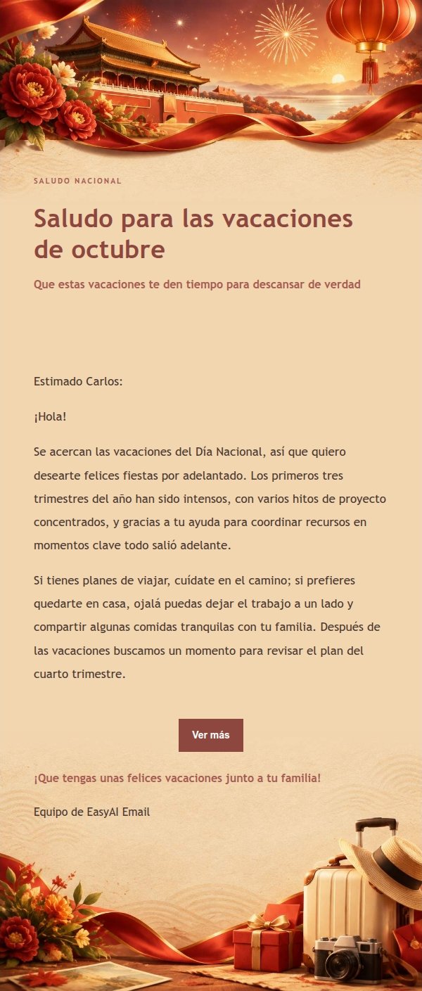 Felicitación de Año Nuevo Nacional con Estética Editorial