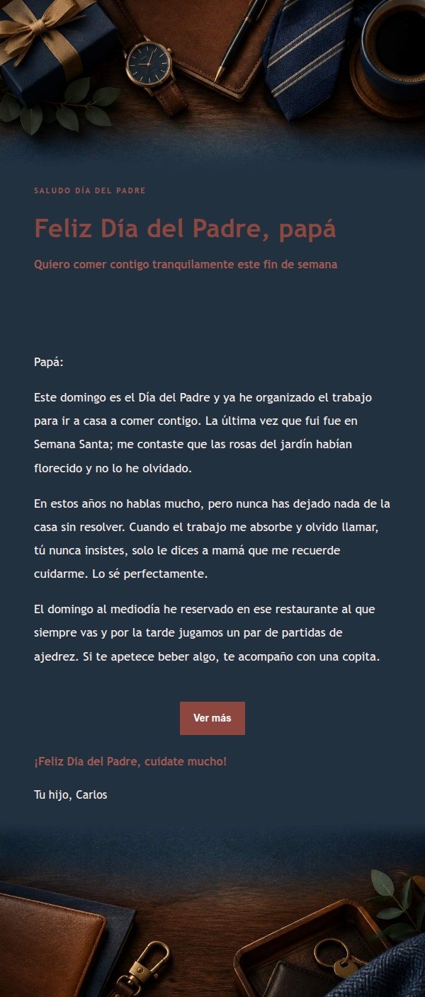 Correo Editorial Día del Padre