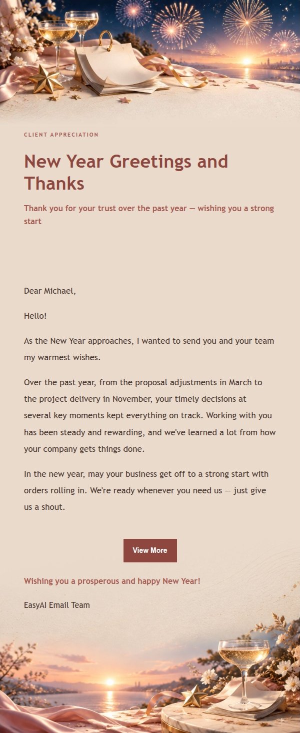 Editorial New Year Greeting Letter 2