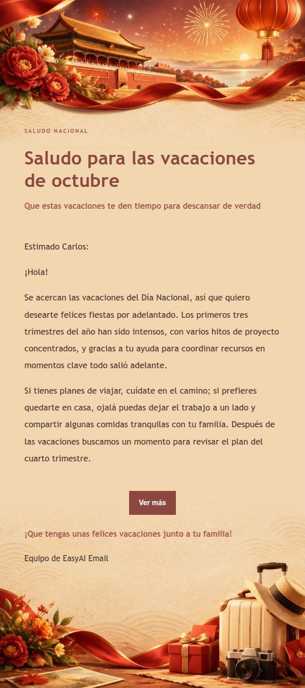 Felicitación de Año Nuevo Nacional con Estética Editorial