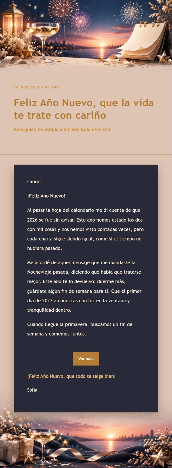 Luces de Medianoche Feliz Año Nuevo