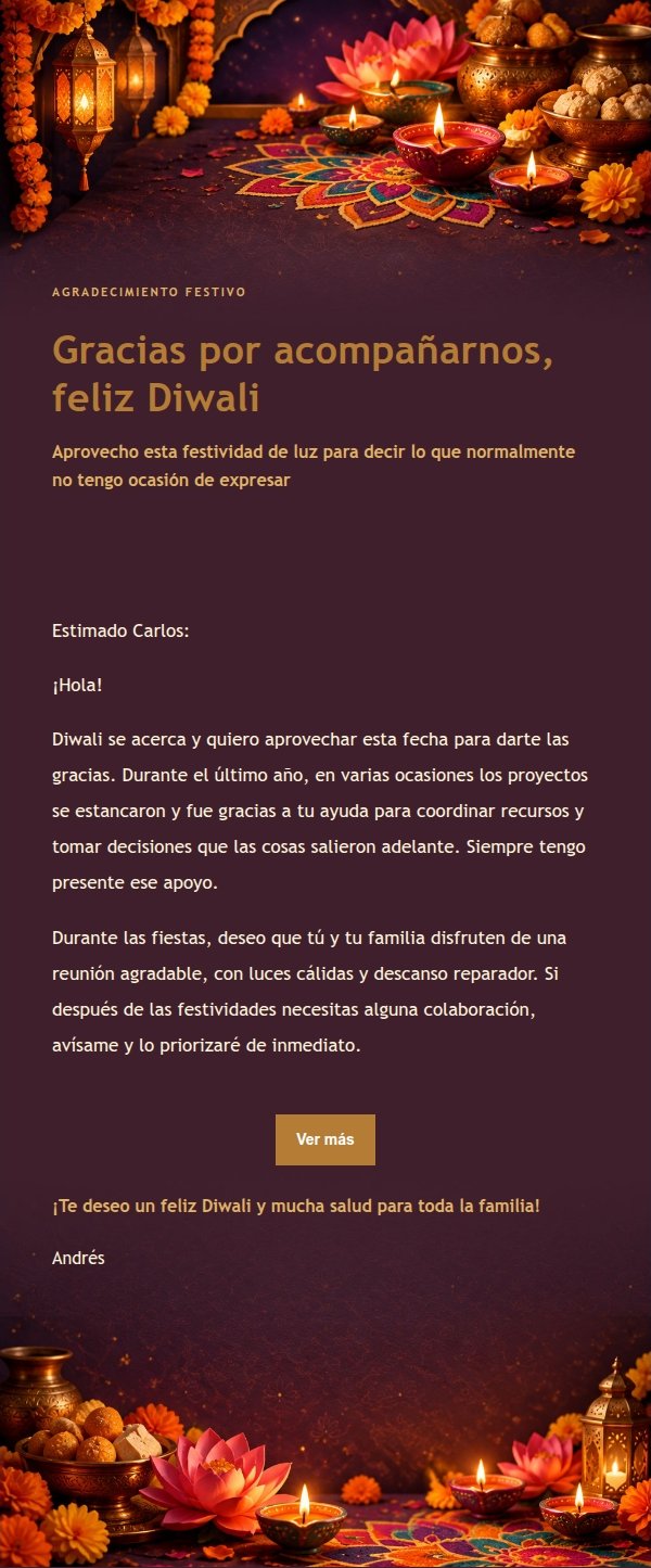 Luces de Diwali: Bendiciones Festivas 2