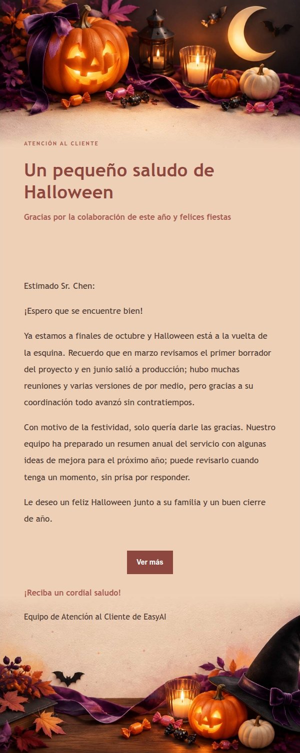 Bendición de Halloween estilo editorial 2