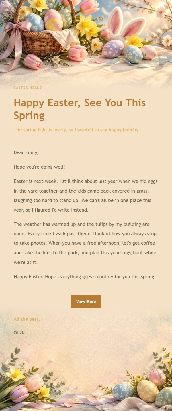 Easter Glow Night Letter