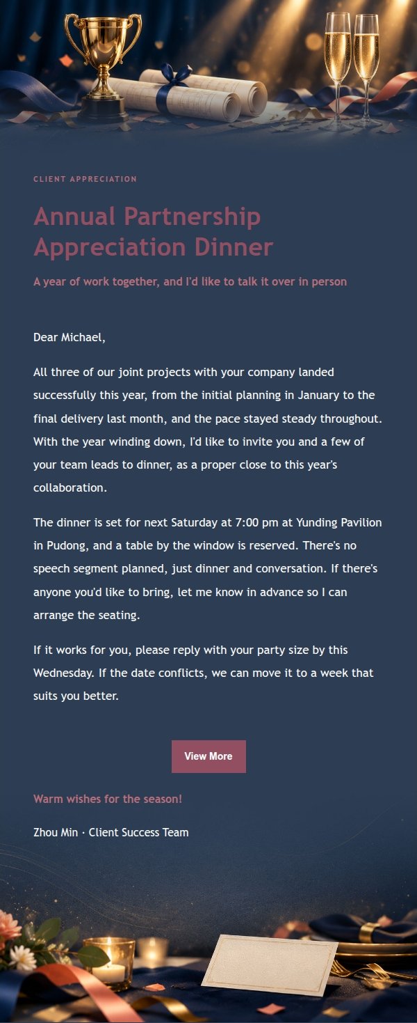 Rose Editorial Project Celebration Invite 2