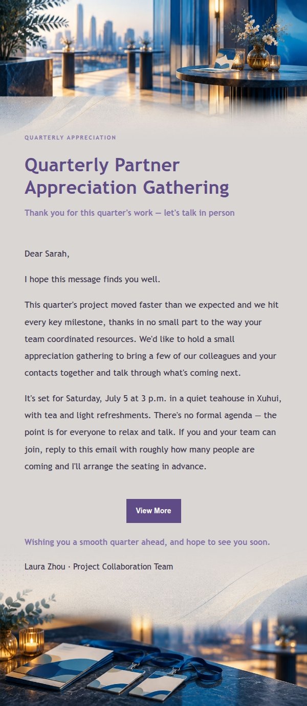 Lilac Ink Industry Networking Invitation 2