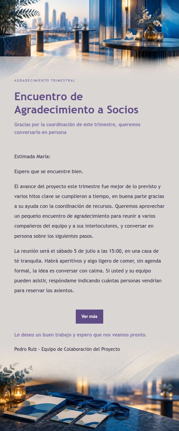 Invitación a Encuentro de Networking Lila Tinta 2