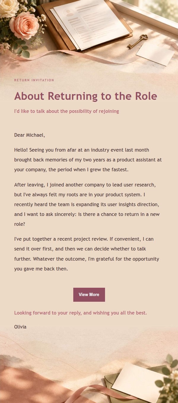 Rose Editorial Return-to-Work Request Email 2