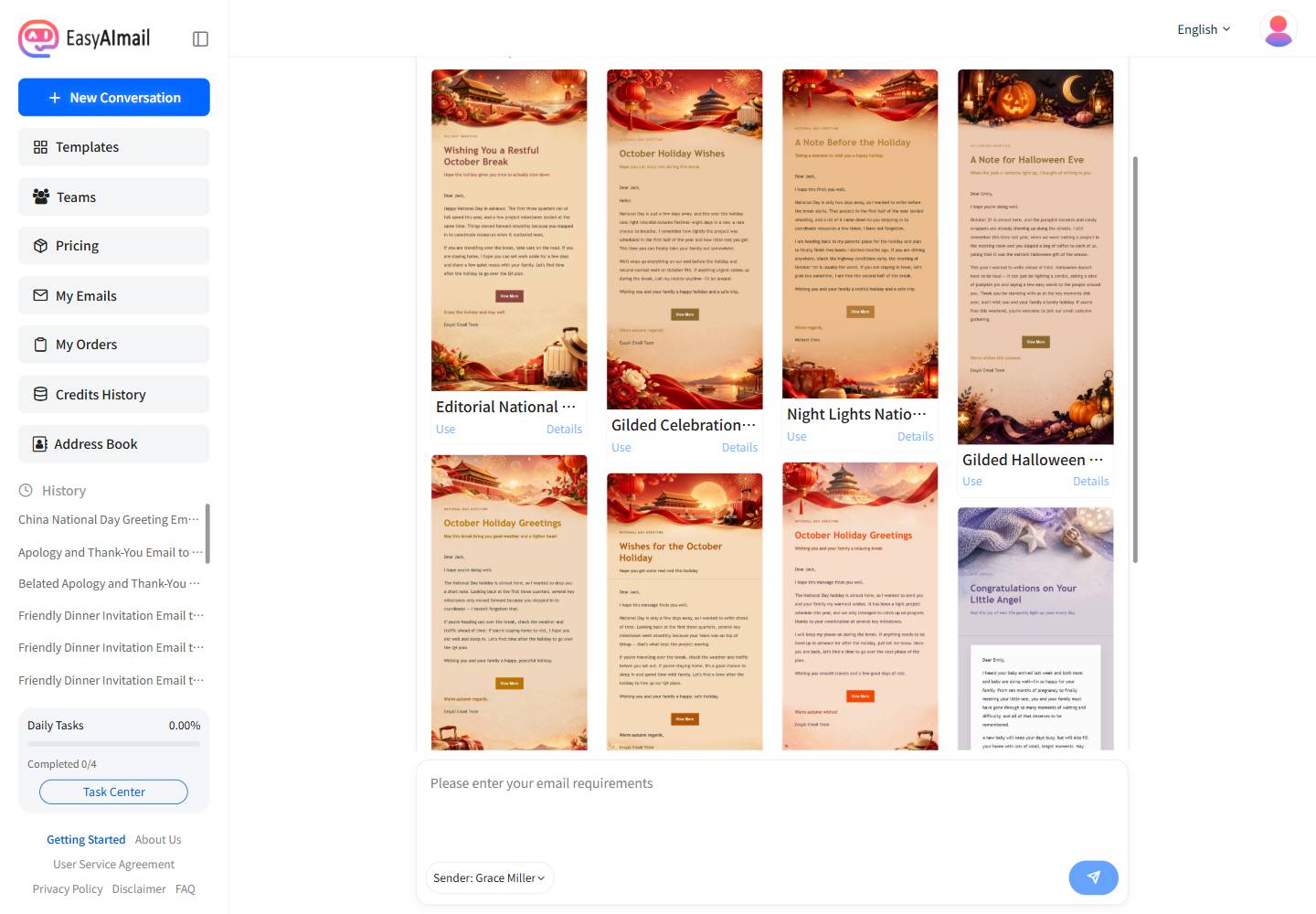 China National Day client greeting template recommendations
