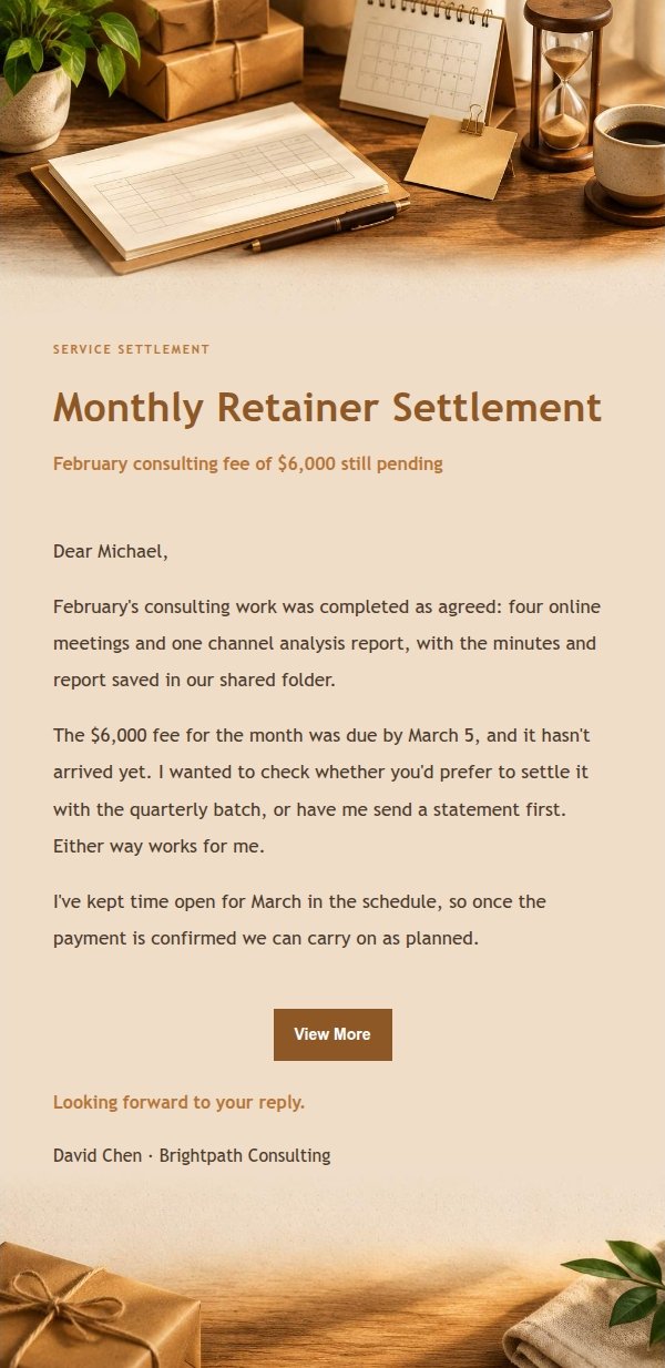Amber Workbench Gentle Payment Reminder 2