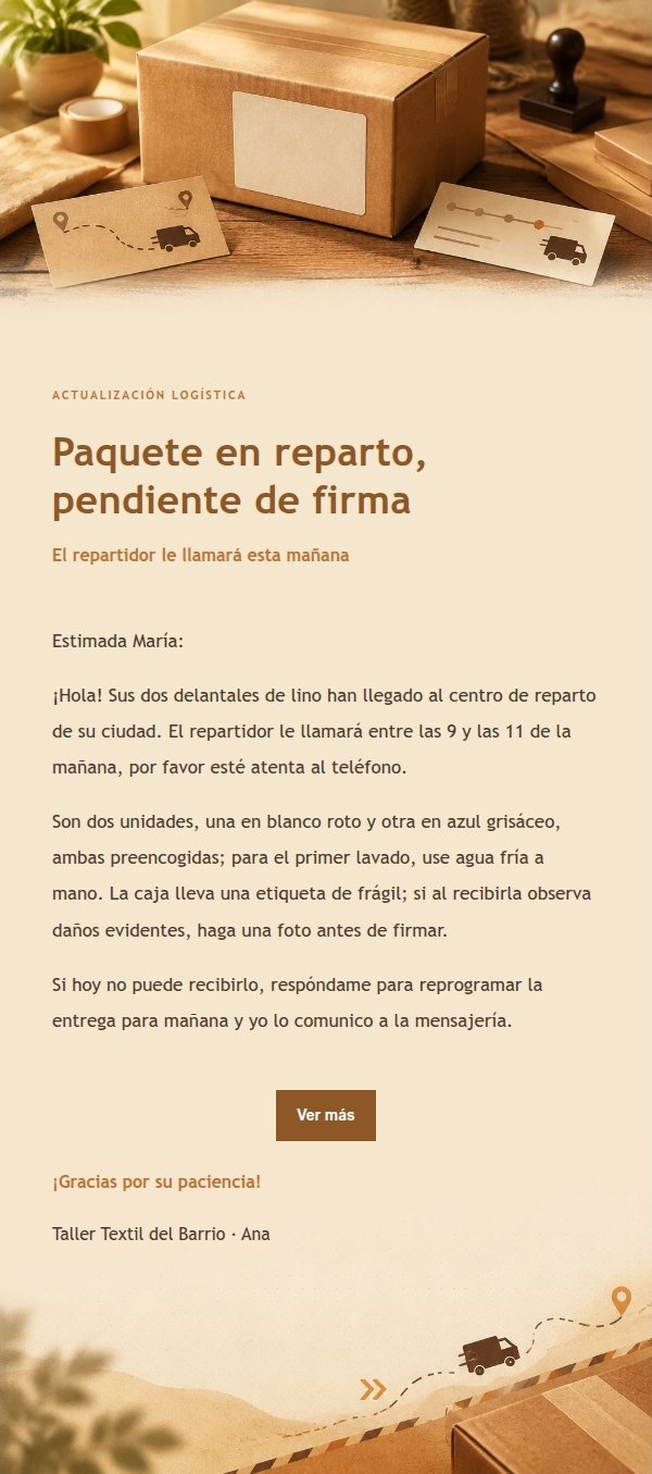 Notificación de Envío y Logística 2