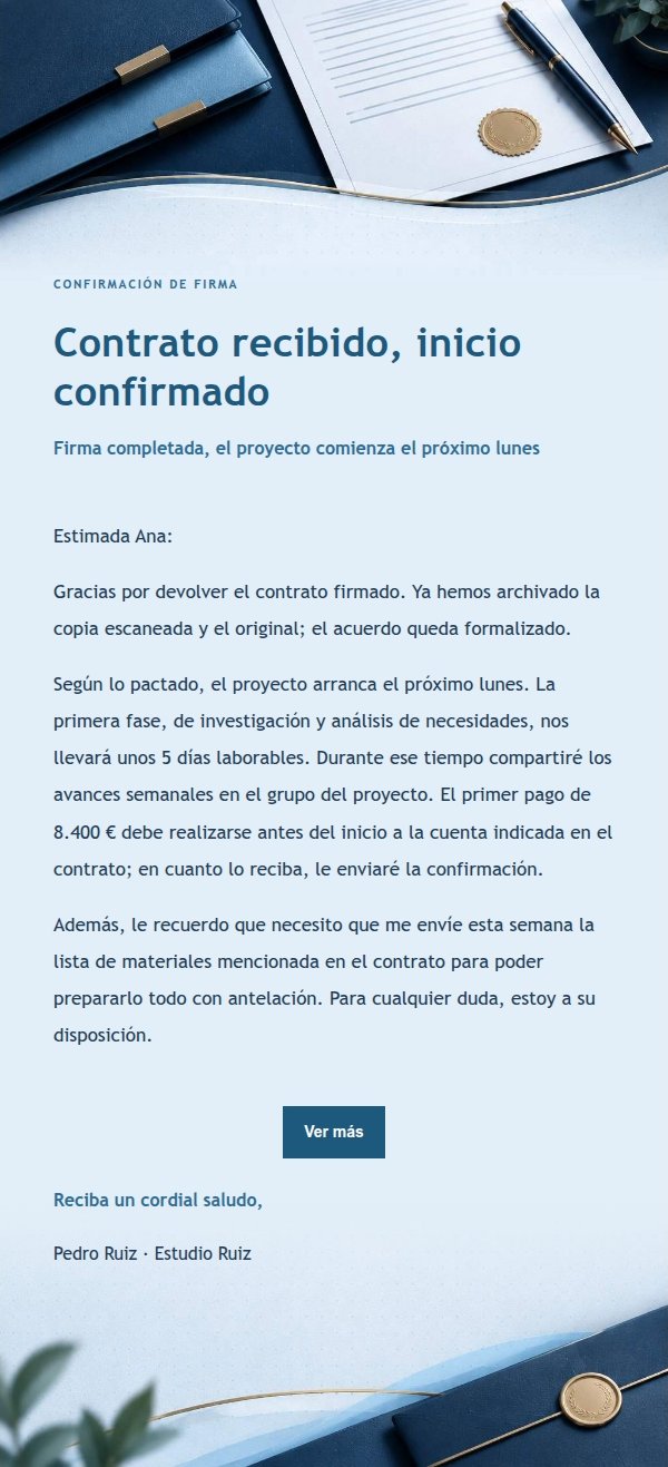 Confirmación de Contrato Estilo Libro Mayor 2