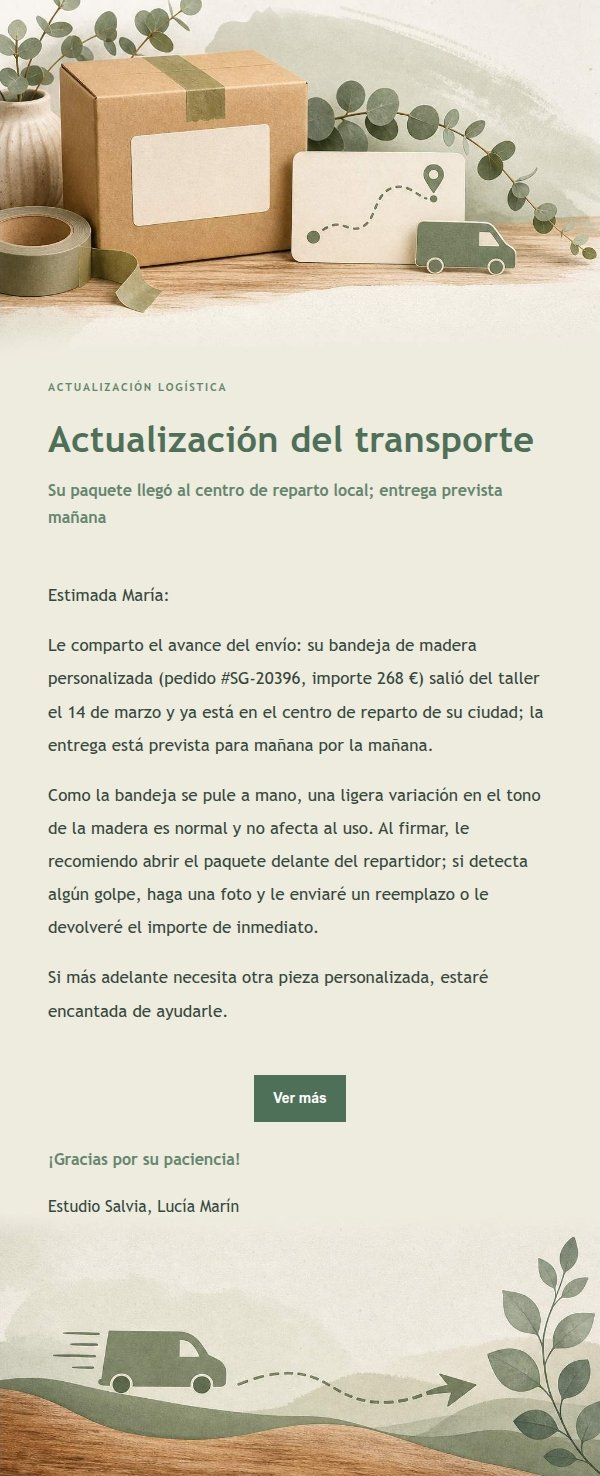 Aviso de Envío Estudio Salvia 2