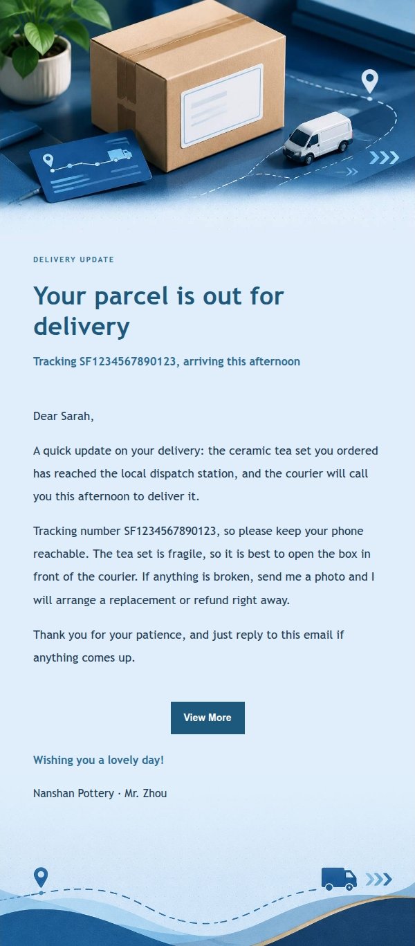 Navy Ledger Shipping & Delivery Notice 2