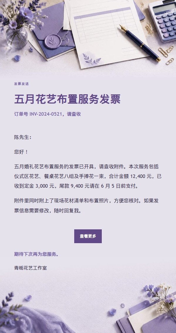 丁香纸品发票发送邮件 2