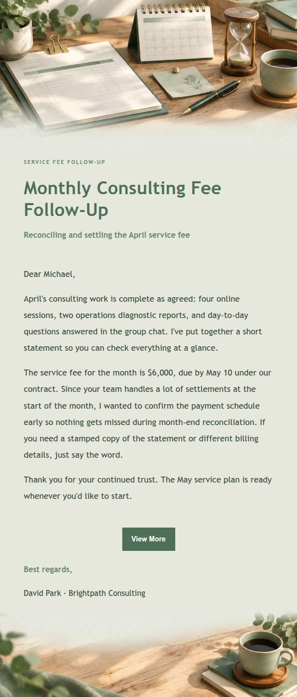 Sage Studio Gentle Payment Reminder 2