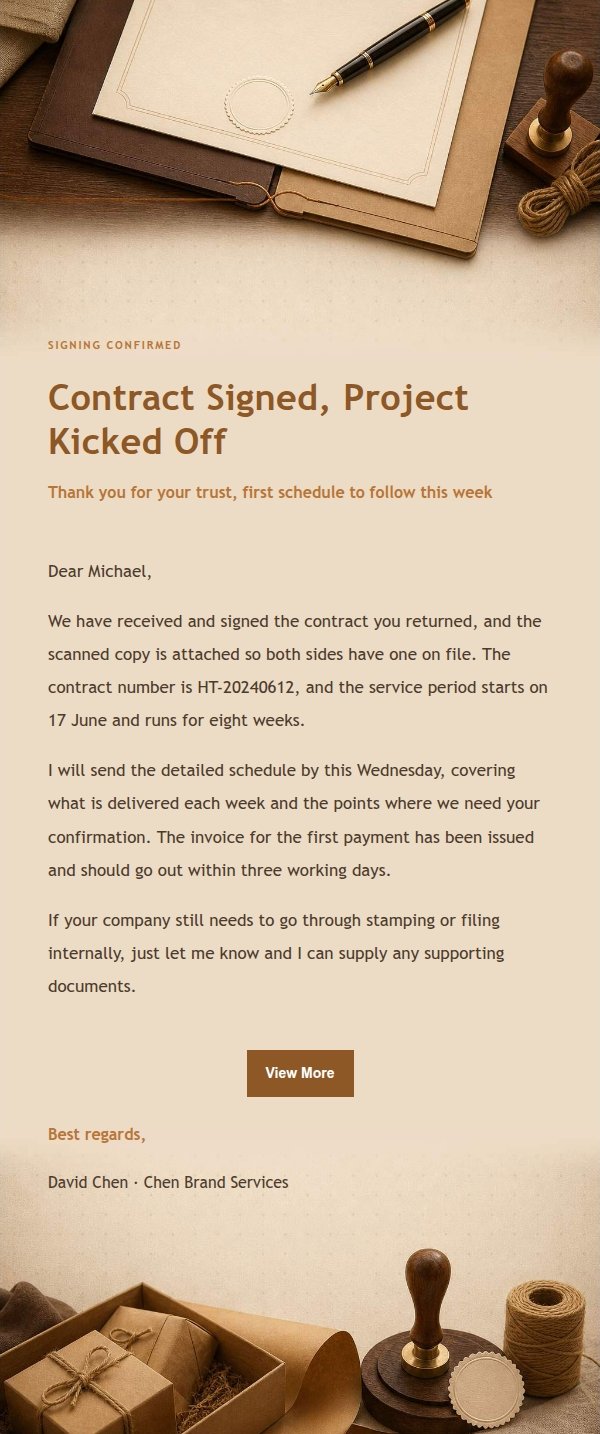 Amber Workbench Contract Signing Confirmation Email 2