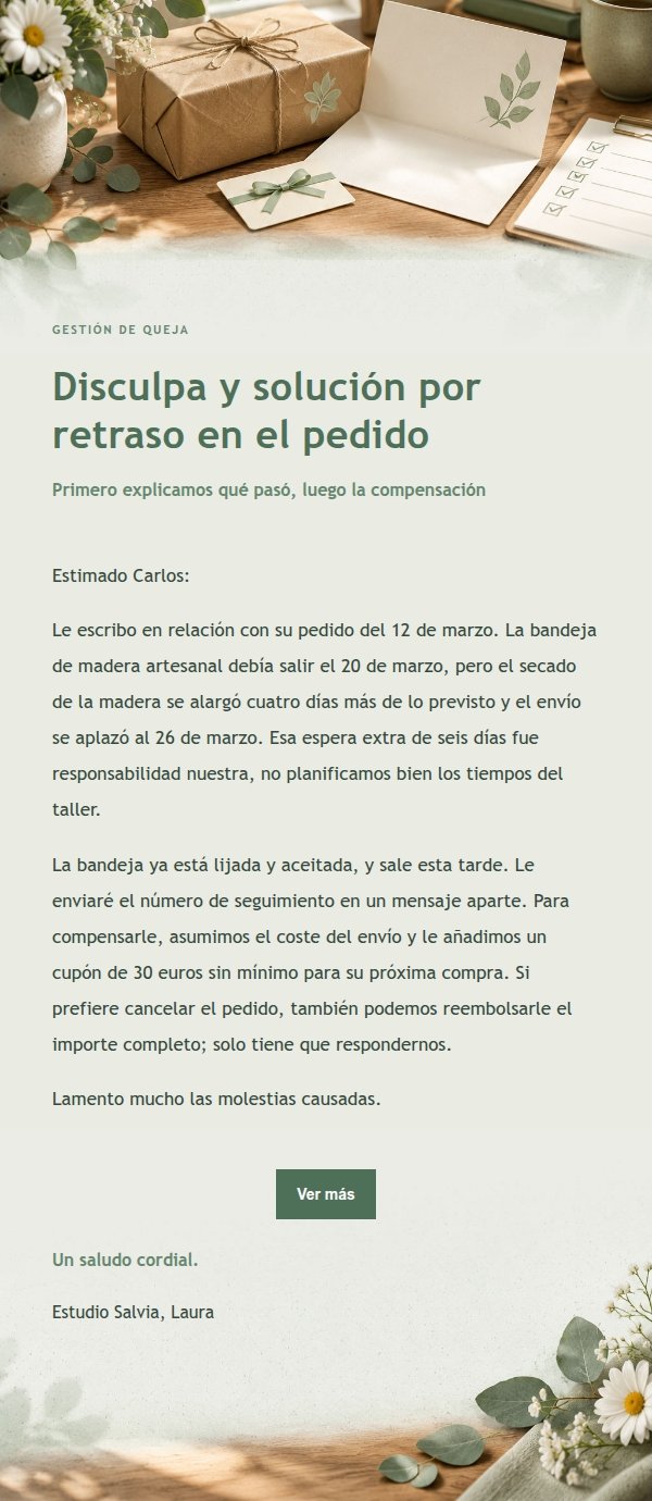 Carta de Disculpa Estudio Salvia