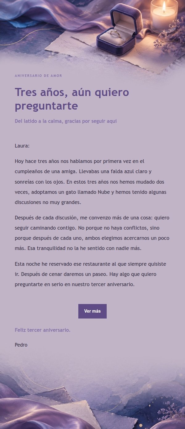 Carta de Propuesta en Tinta Lila 2