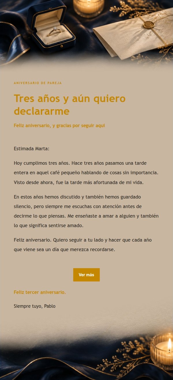 Carta de Propuesta en Azul Profundo y Oro 2