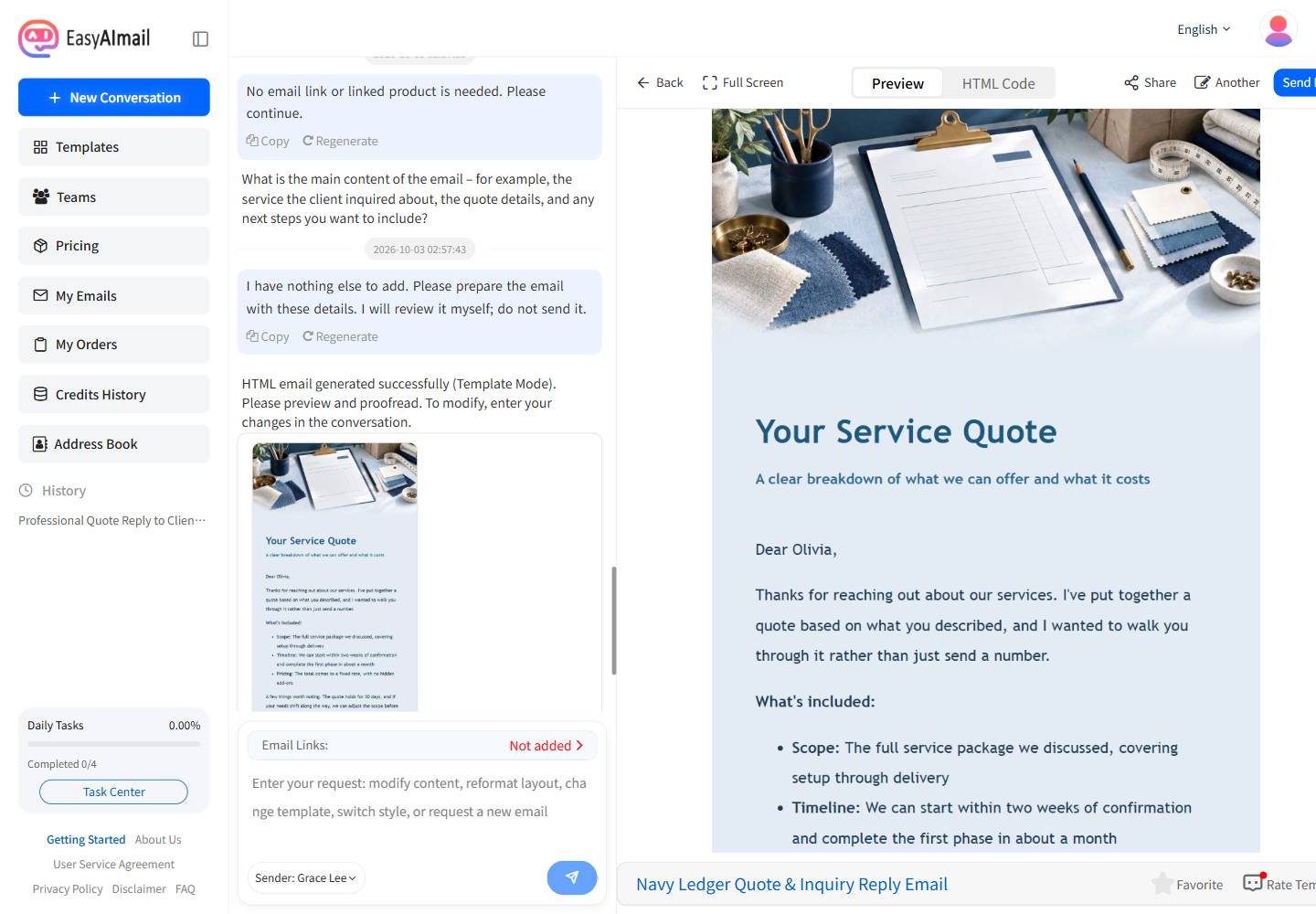 How to Write a Quote or Inquiry Reply Email for a Small Business
