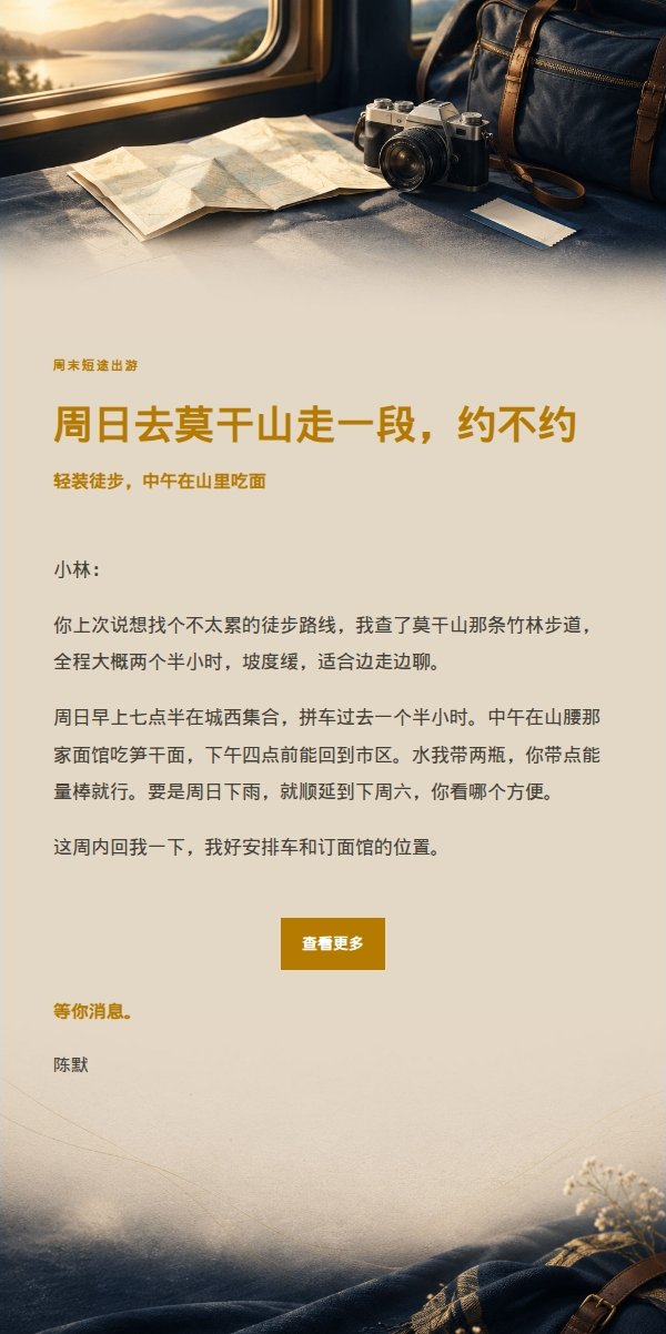 深蓝鎏金周末短途出游邀约 2