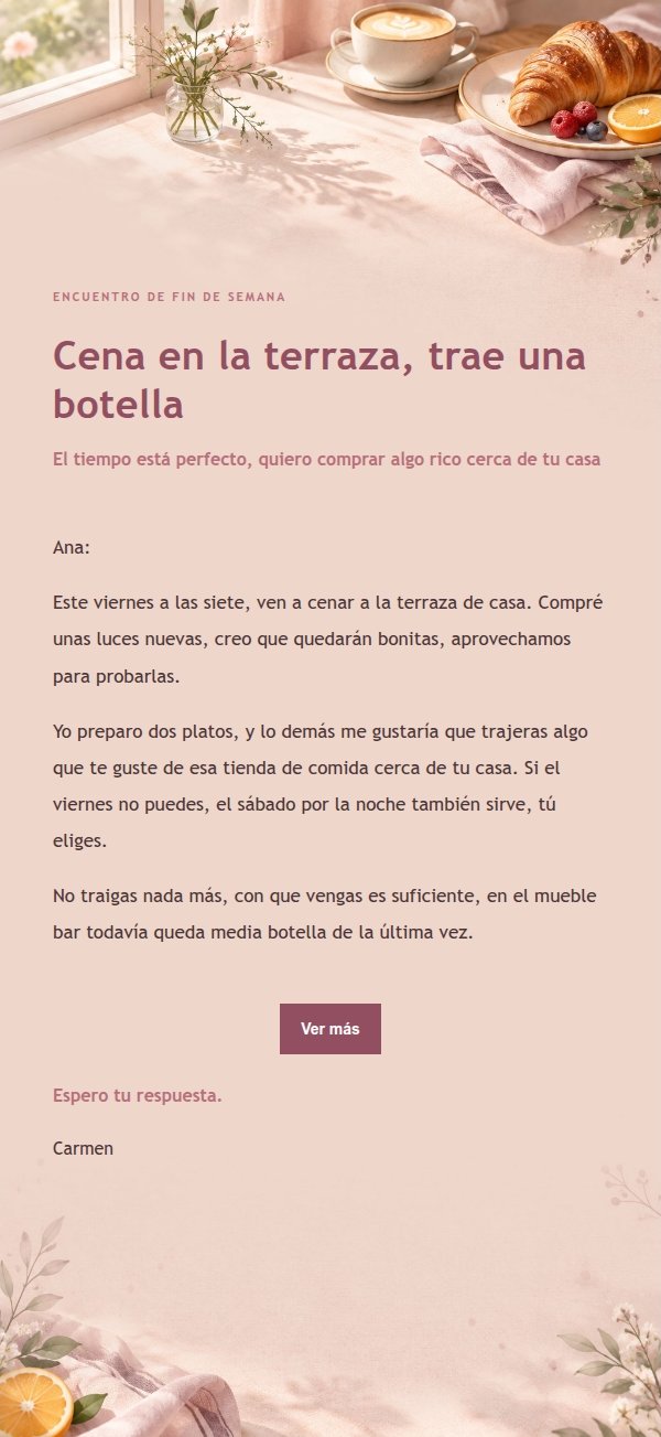 Invitación a Brunch de Fin de Semana Estilo Editorial 2