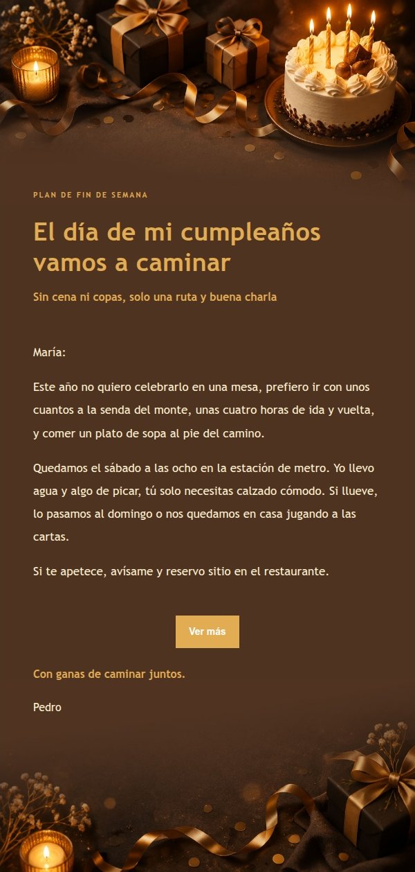 Invitación de Cumpleaños Ámbar y Carbón 2