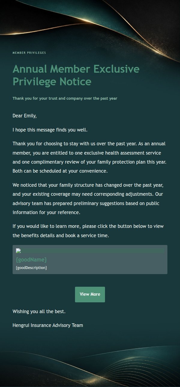 Ink & Teal Premium Protection Plan Email 2