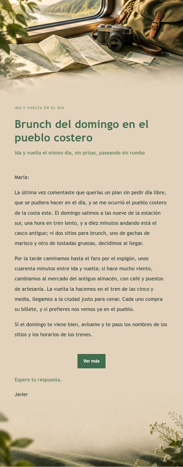 Invitación de Escapada de Fin de Semana Estilo Bosque y Cobre 2