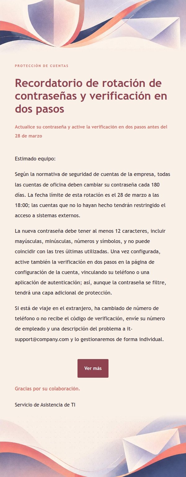 Recordatorio de Seguridad con Coral y Tinta 2