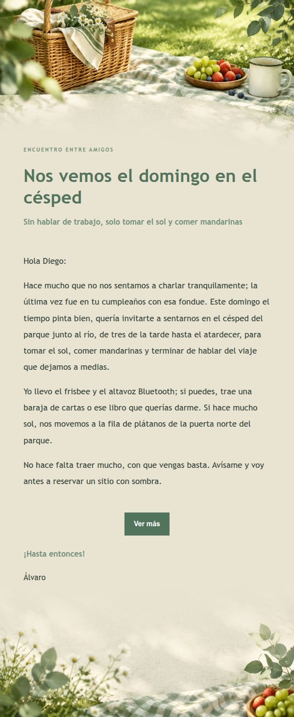 Invitación a Picnic en el Parque Estilo Salvia e Marfil 2
