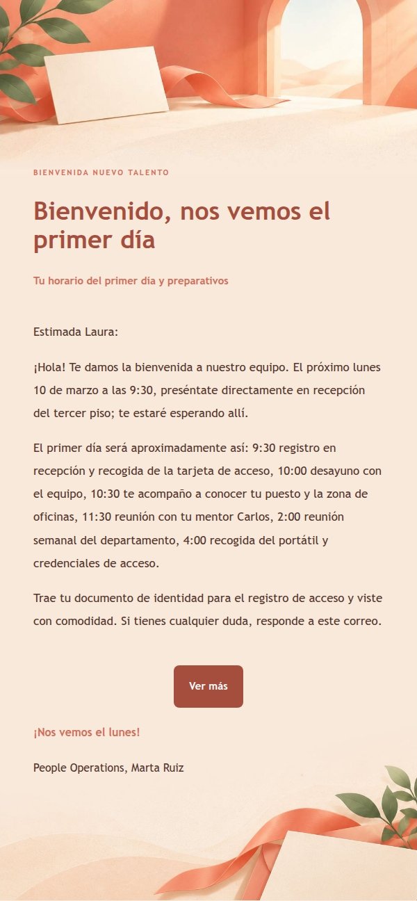 Guía de Bienvenida Coral y Crema