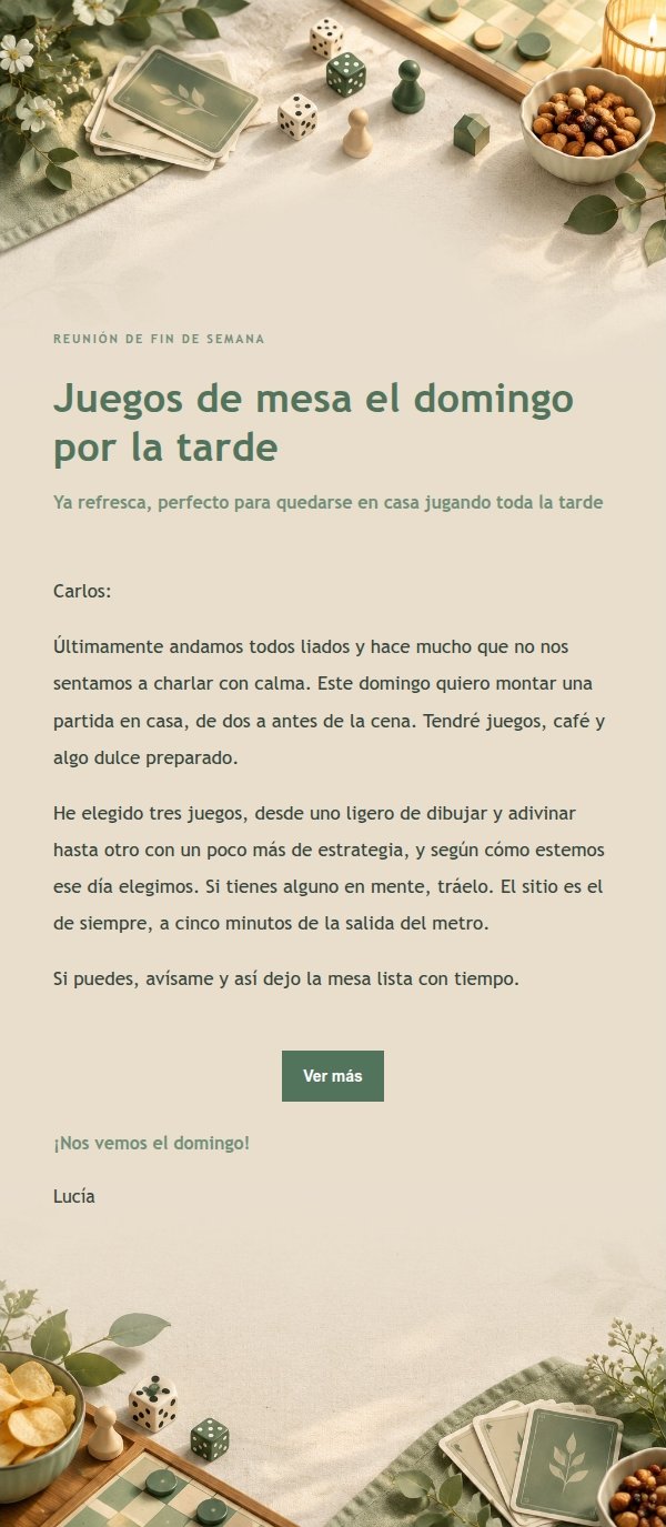 Invitación a Noche de Juegos de Mesa 2