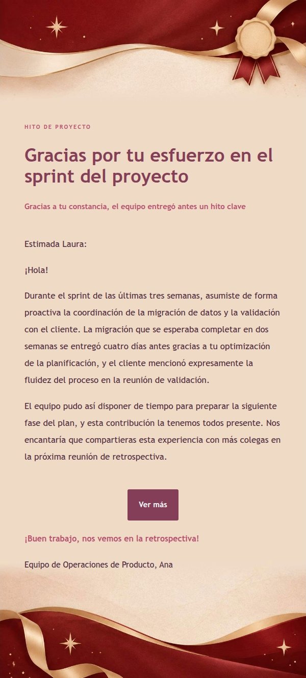 Reconocimiento Colegas Baya y Oro