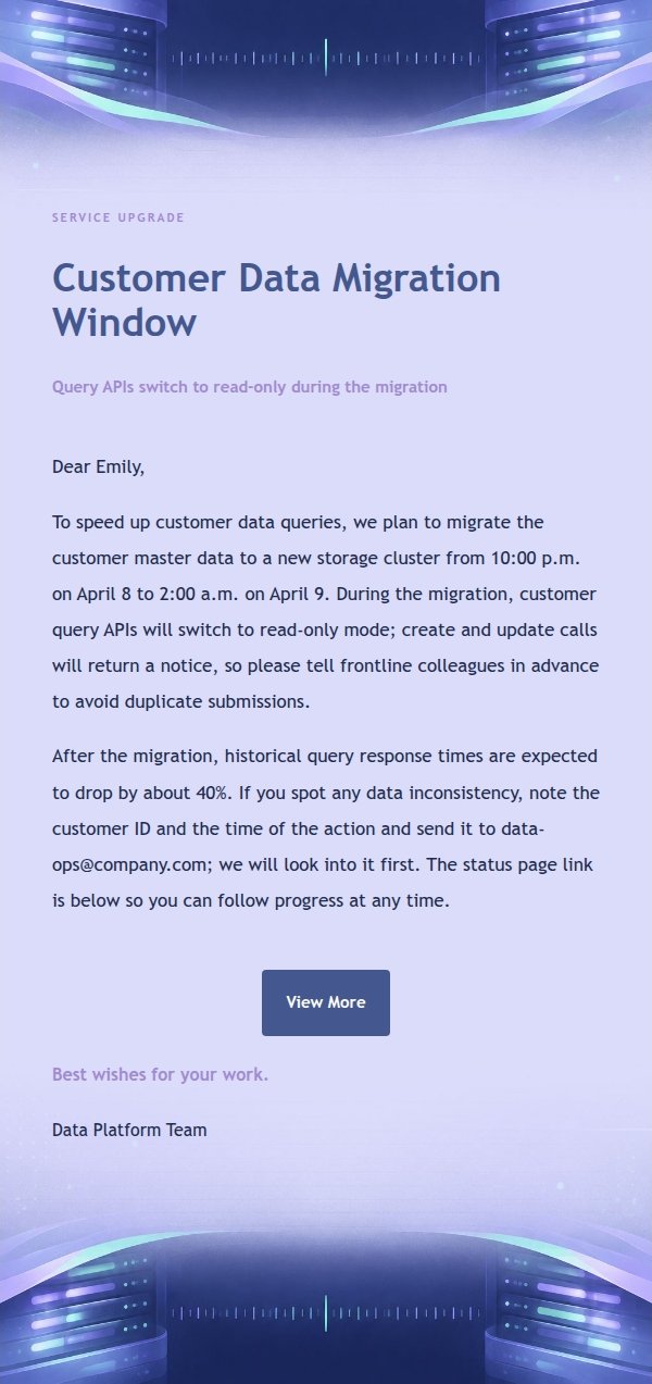 Lilac Navy IT Maintenance Notice 2