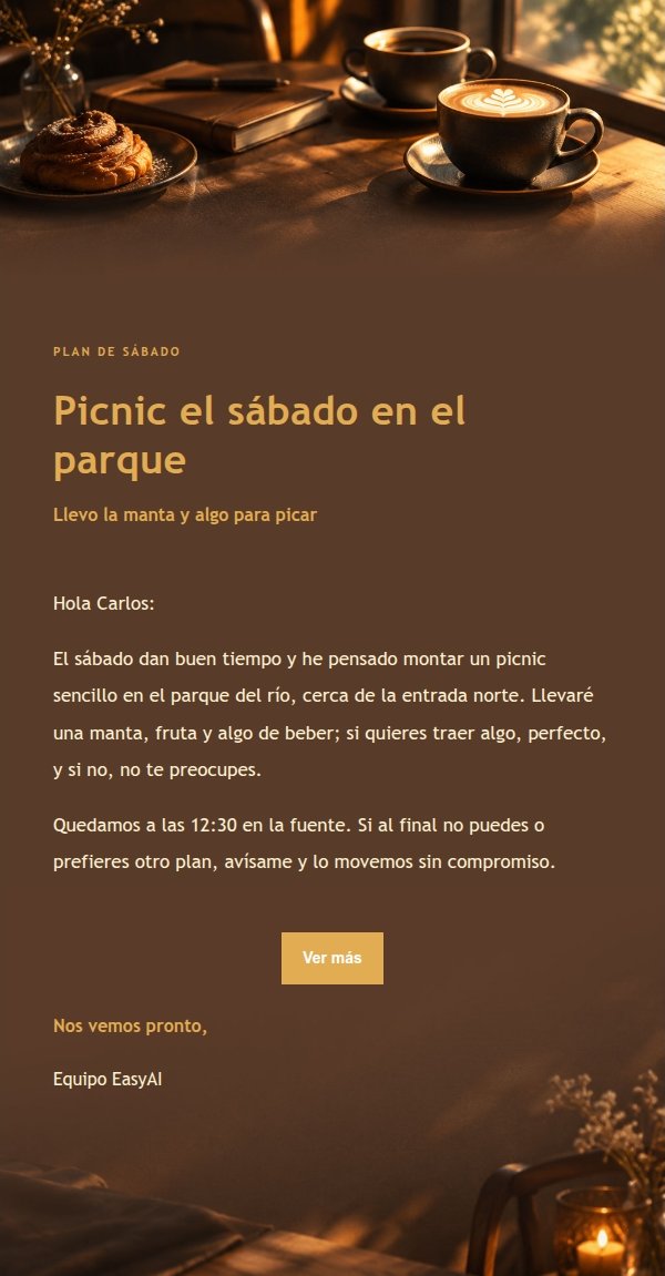 Invitación Café Estilo Ámbar 2