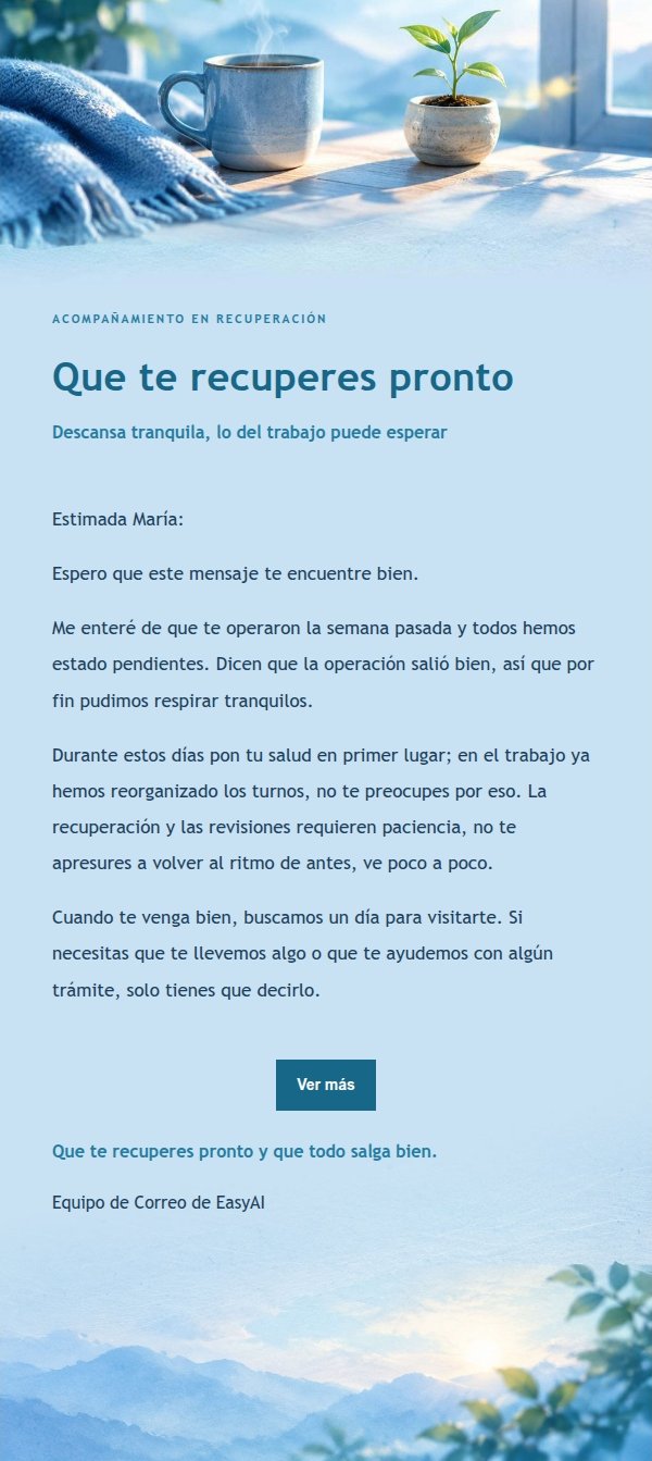 Carta de Ánimo en Azul Cobalto 2