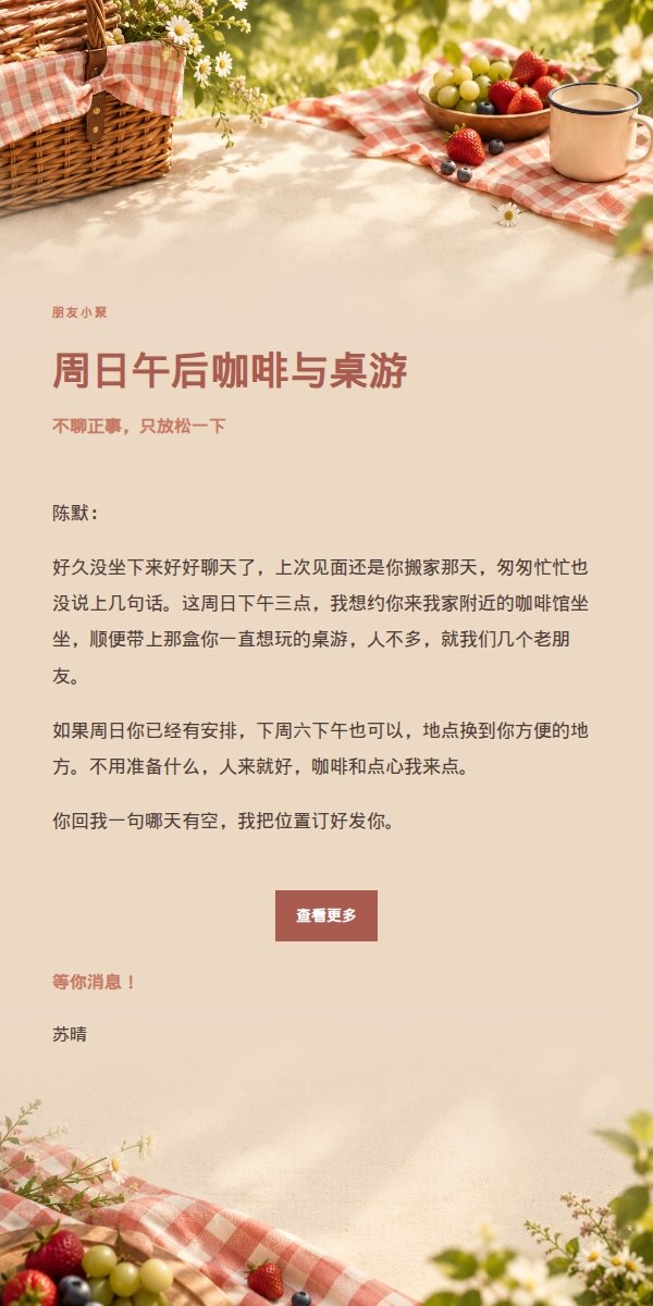 珊瑚香槟公园野餐邀约 2