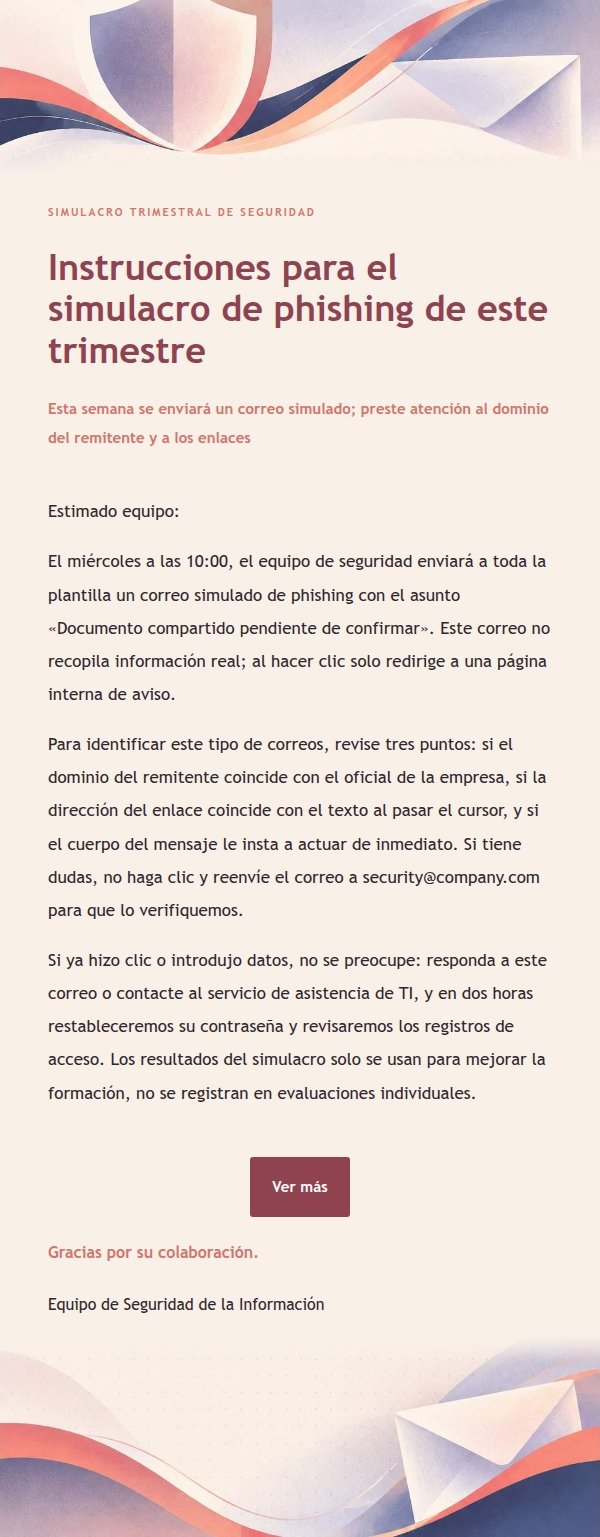 Recordatorio de Seguridad con Coral y Tinta