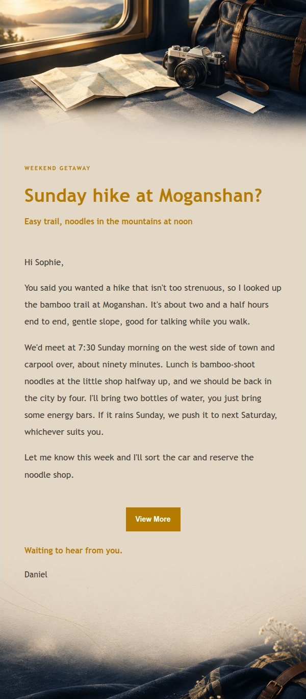 Navy & Gold Weekend Getaway Invite 2