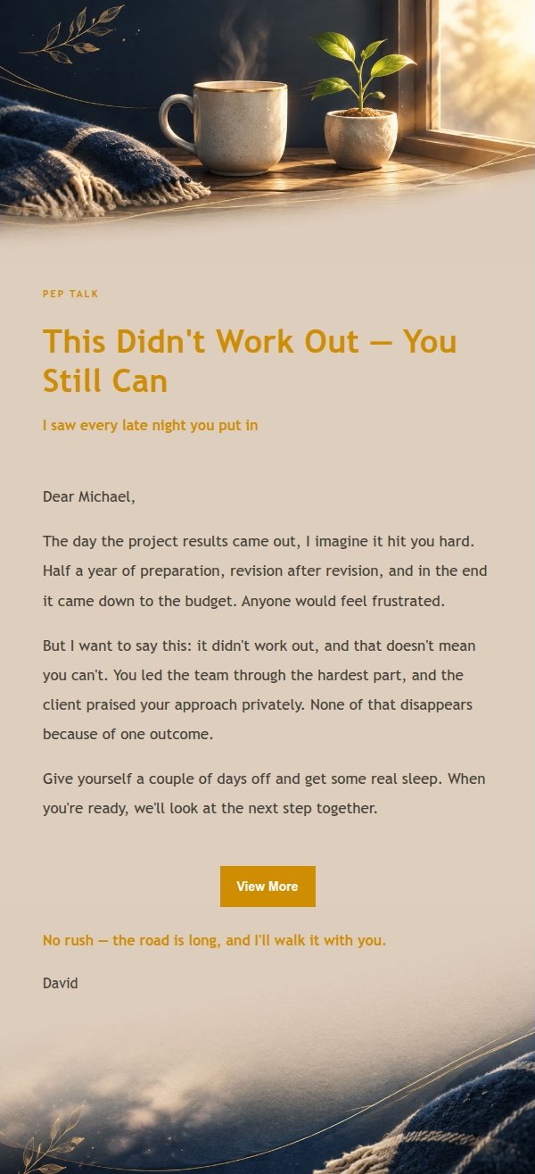 Navy & Gold Encouragement Letter 2