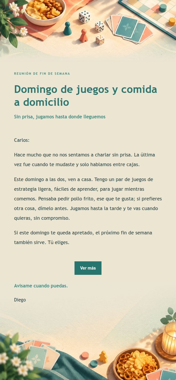 Invitación a Noche de Juegos de Mesa 2