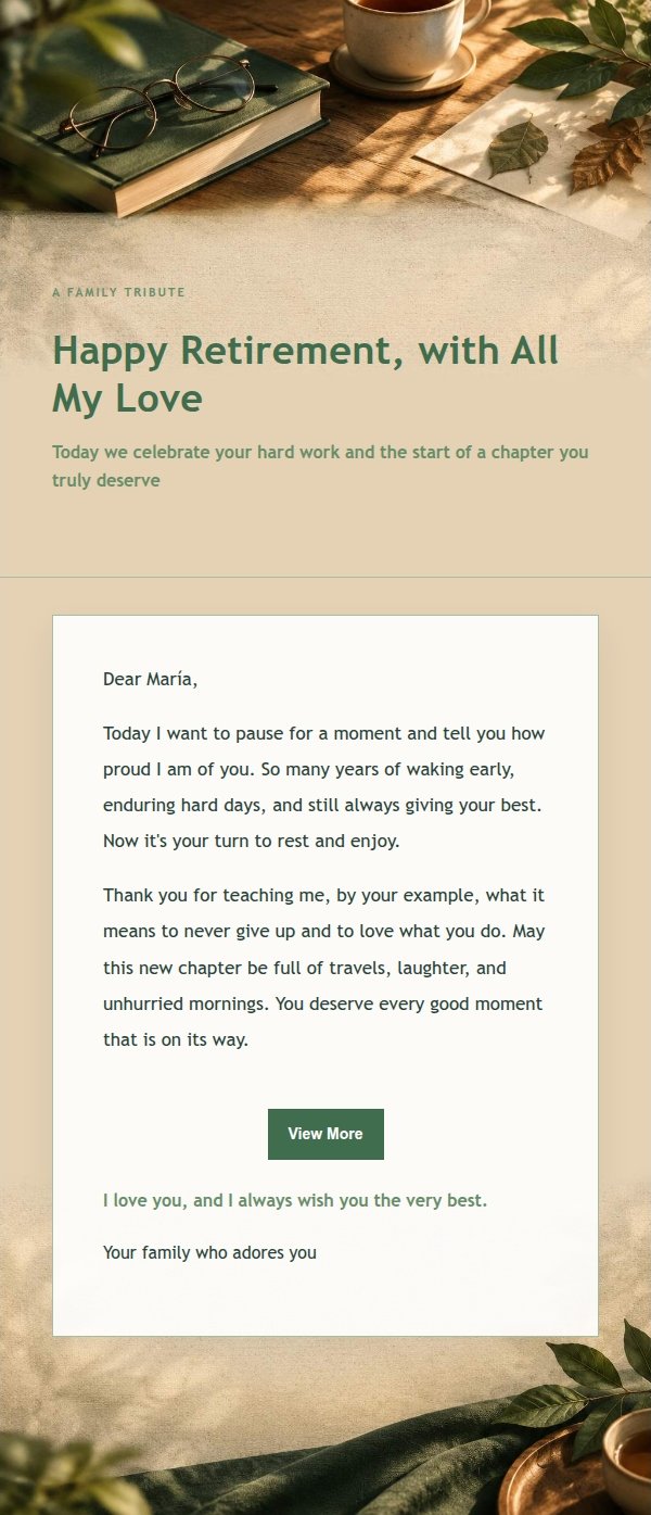 Forest Copper Farewell Email 2