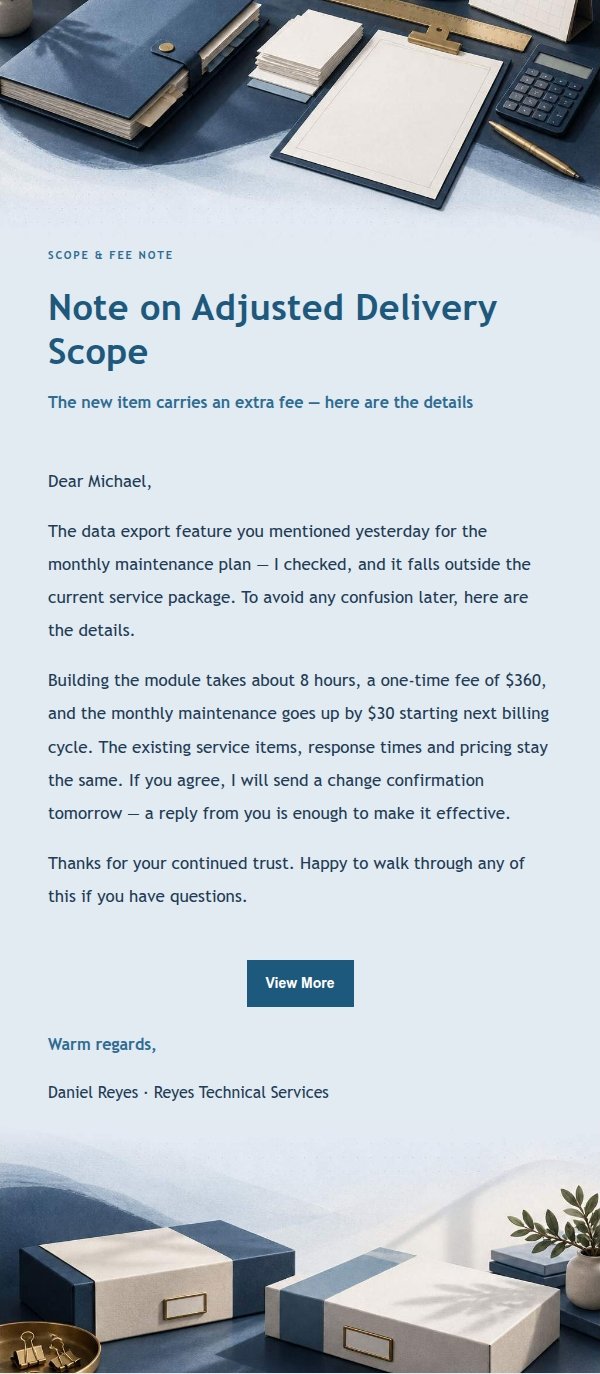 Navy Ledger Scope & Fee Confirmation 2