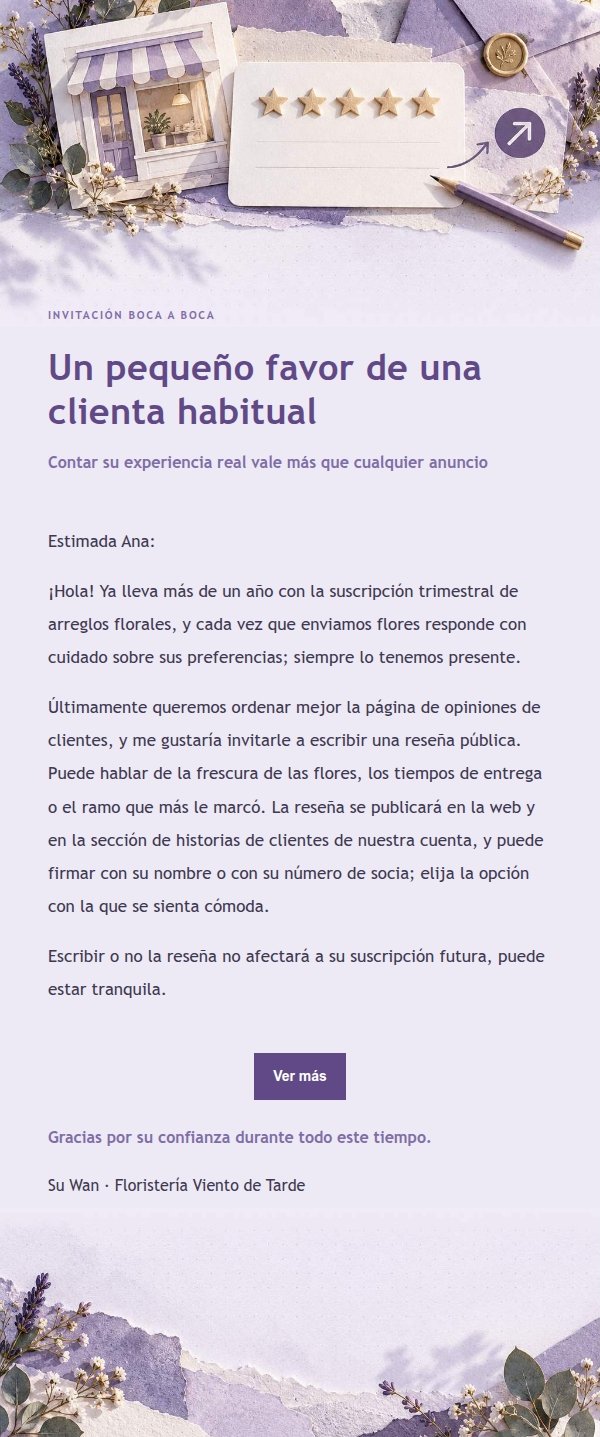 Invitación a Reseña Pública Estilo Papelería Lila 2